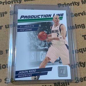Jason Kidd ‘10 Donruss Production Line Insert Card SN: 818/999